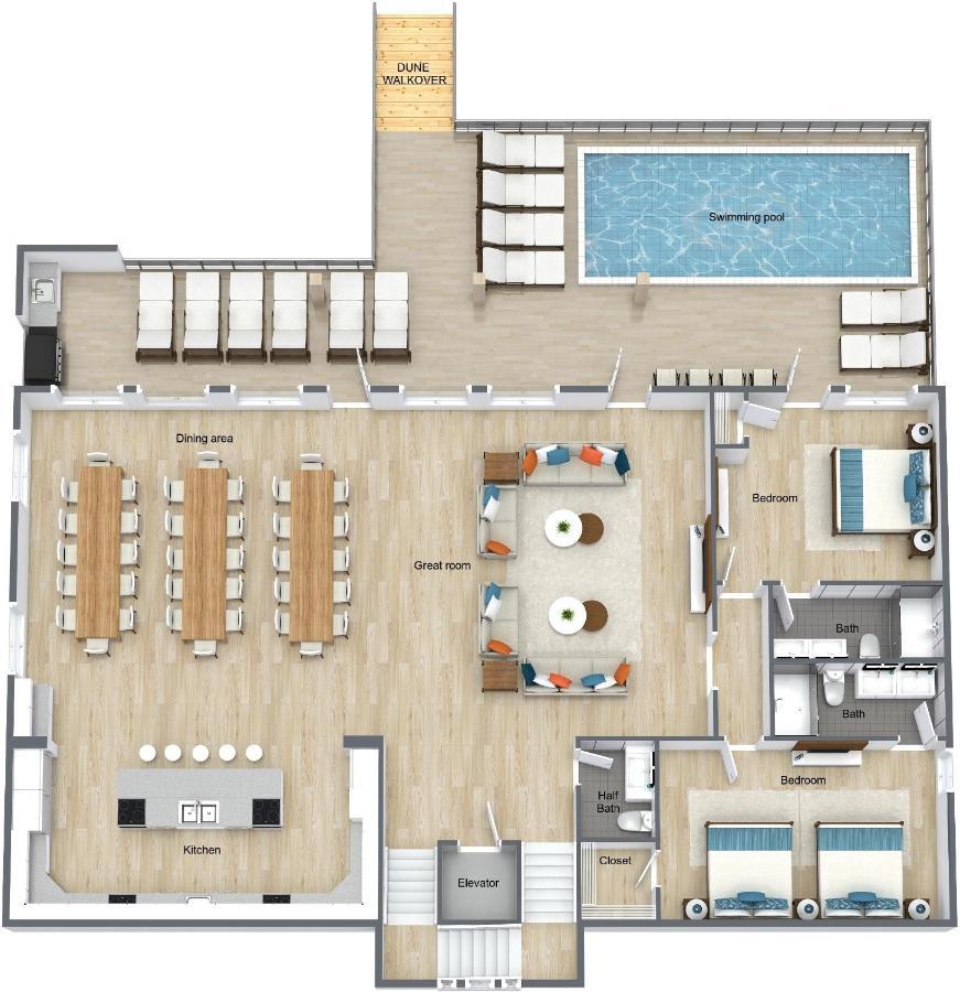 The Pearl Gulf Front W-Prvt Heated Pool, 12 Bdrm -12,5Bath Alvacationrentals 굴프 쇼어스 외부 사진